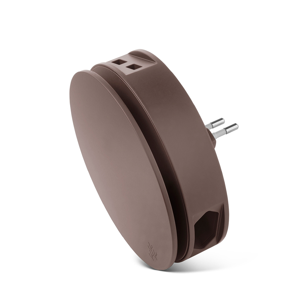 фото Сетевое зарядное устройство usbepower aerot, 2 usb, 3,4 a, brown