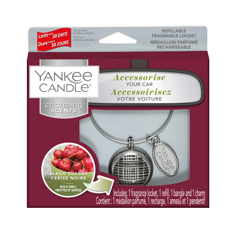 Ароматизатор в машину Yankee Candle 1594074E Линии Черная черешня