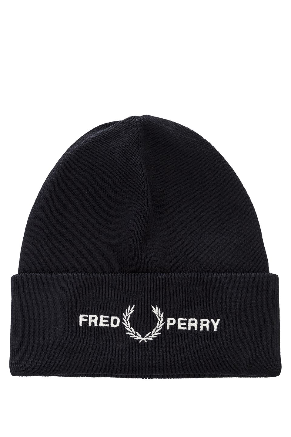 Шапка бини мужская Fred Perry C7141 синяя, one size