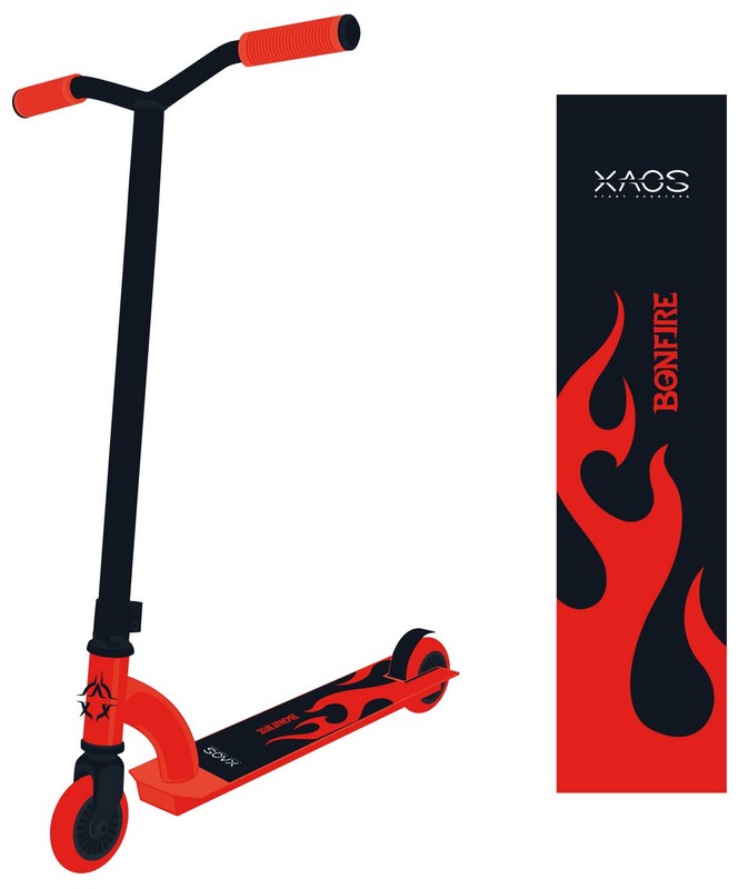 

Самокат трюковый Bonfire Red 100 мм