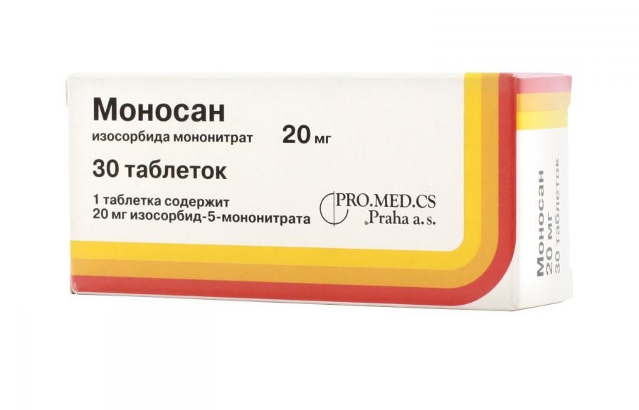 Купить Моносан таблетки 20 мг 30 шт., Pro.Med.