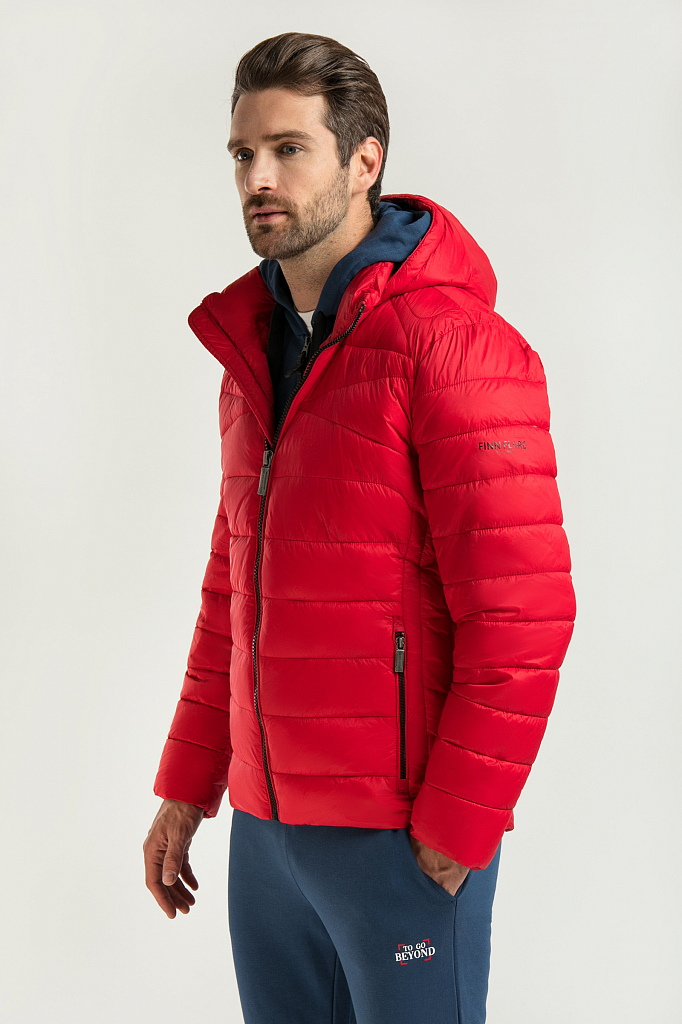 

Куртка мужская Finn Flare B20-22006 красная 3XL