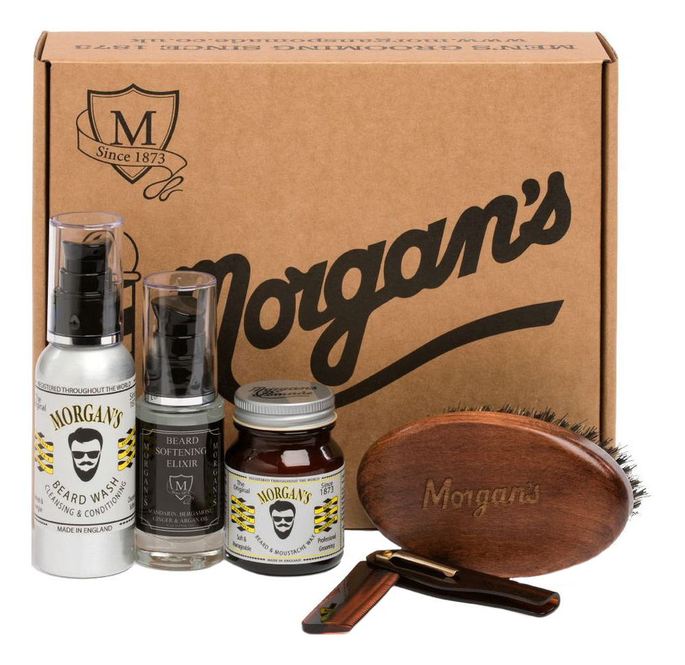 Подарочный набор для ухода за бородой и усами Morgans набор morgans pomade