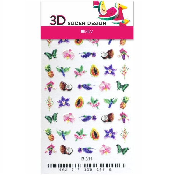 

3D-слайдер для ногтей Milv, B311