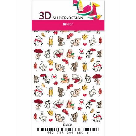 

3D-слайдер для ногтей Milv, B382
