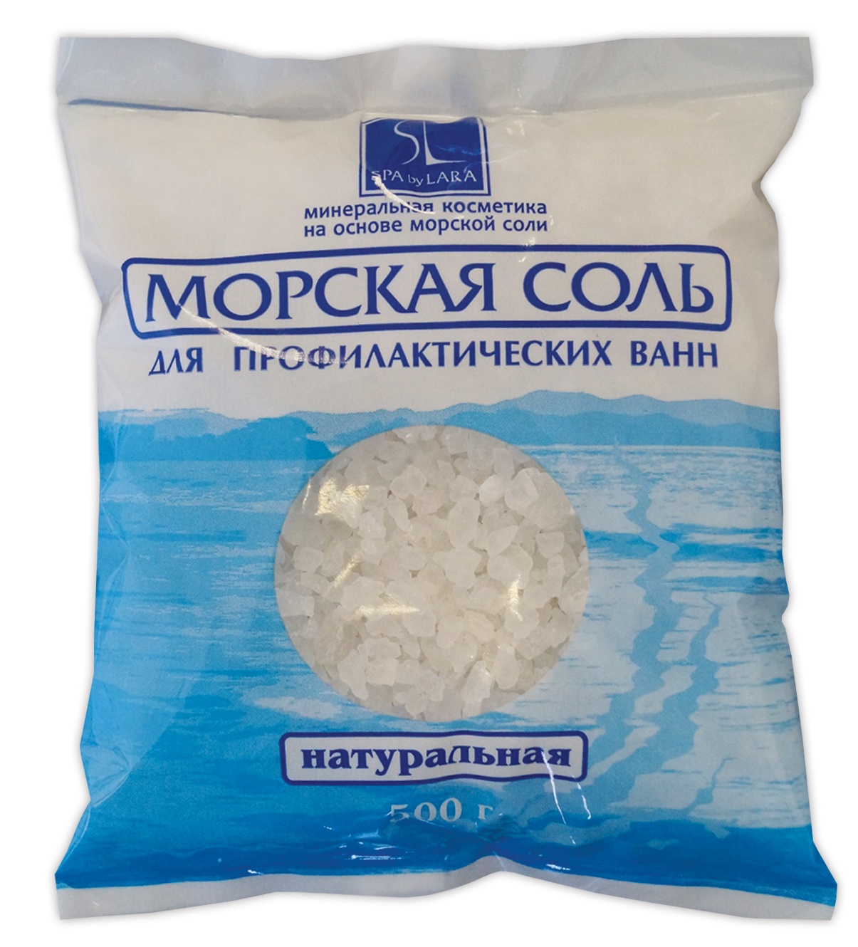 Купить Соль для ванн SPA by Lara Натуральная 500г