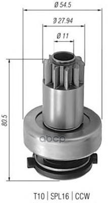 

Бендикс стартера MAGNETI MARELLI 940113020308
