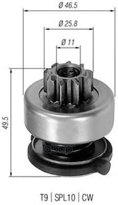 

Бендикс стартера MAGNETI MARELLI 940113020301