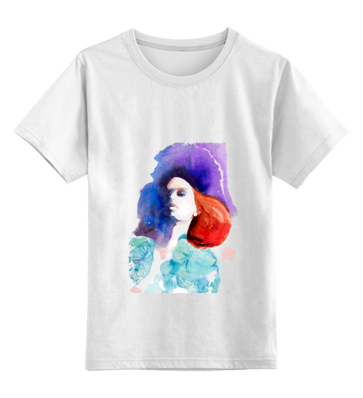 

Детская футболка Printio Girl in colors цв.белый р.164, 0000000795028