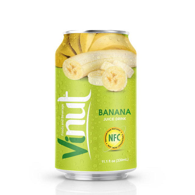 Напиток сокосодержащий Vinut безалкогольный со вкусом банана 330 мл