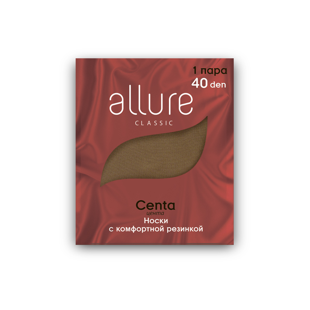 фото Капроновые носки женские allure all centa 40 бежевые 23-25