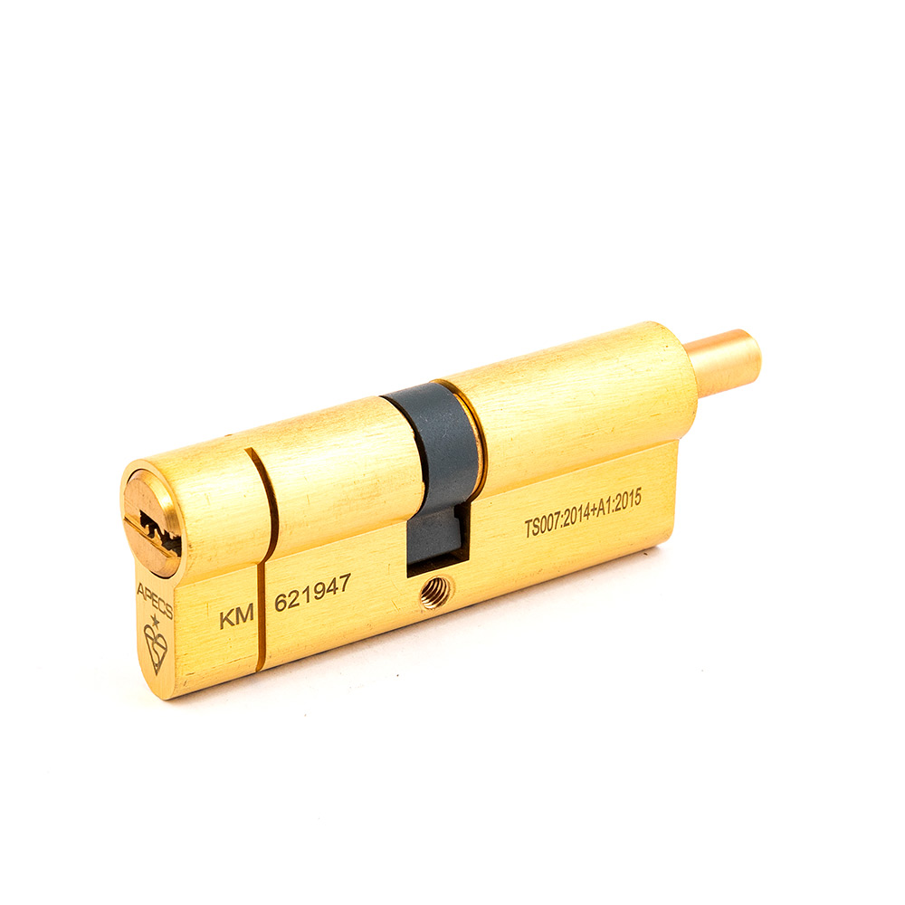 

Ключевой цилиндр Apecs N6 40-40 (80мм) золото