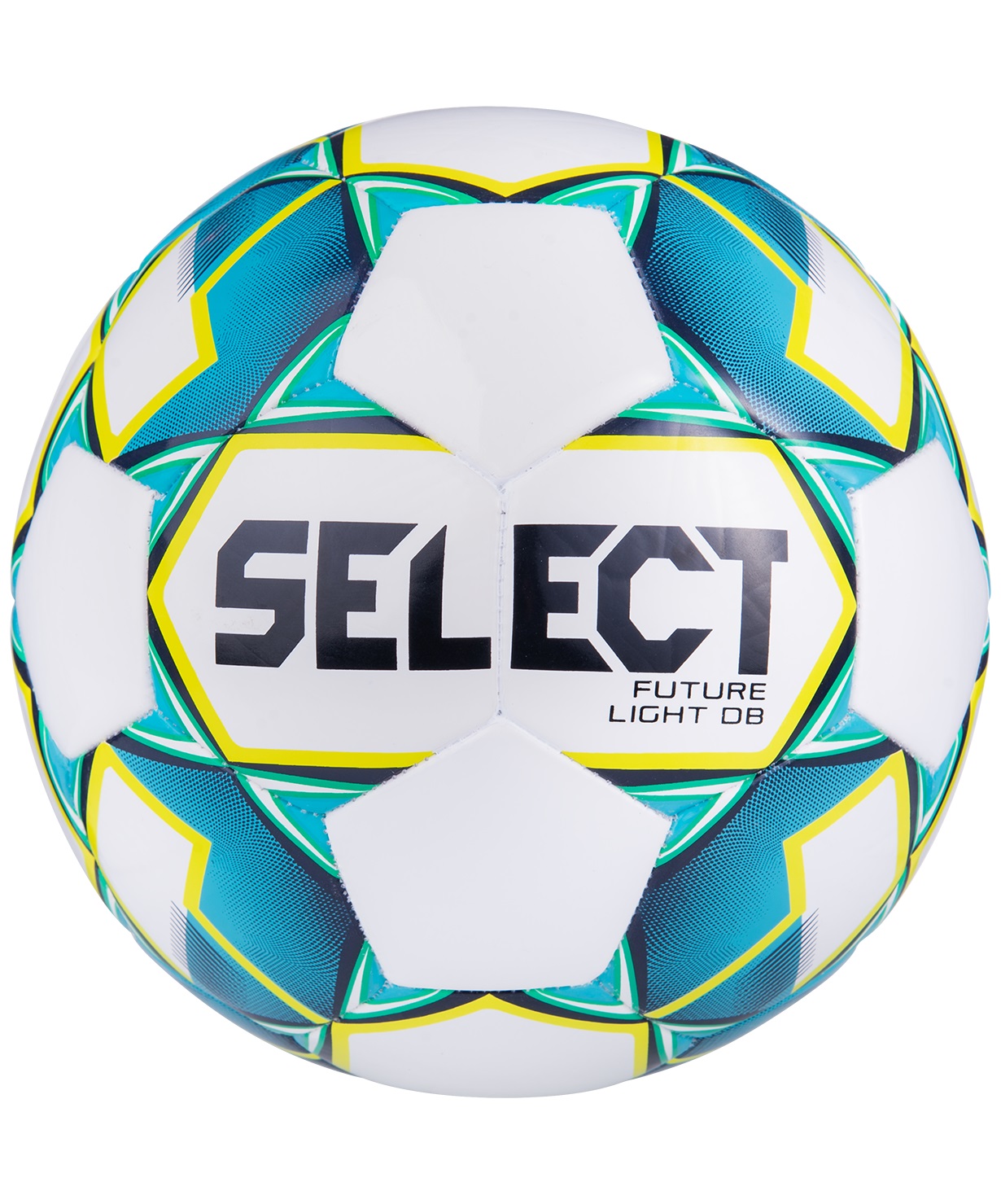 фото Select мяч футбольный future light db 811119, №4 белый/бирюзовый/желтый - 4