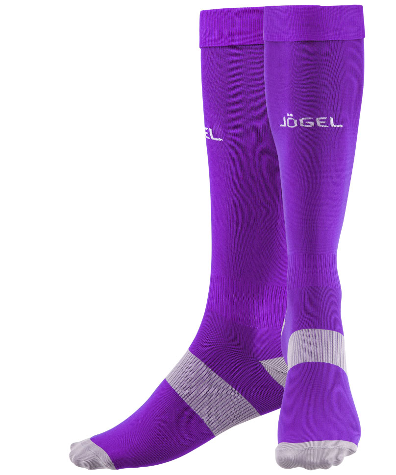 Футбольные гетры Jogel Essential grey/purple 32-34 RU