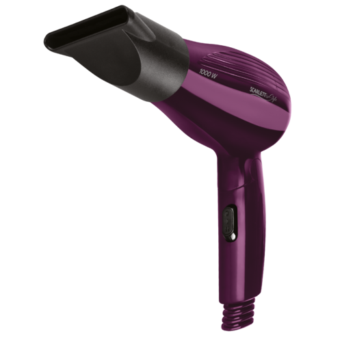 Фен Scarlett SC-HD70T24 1000 Вт фиолетовый бальзам для волос оттеночный stylist color pro фиолетовый 50 мл