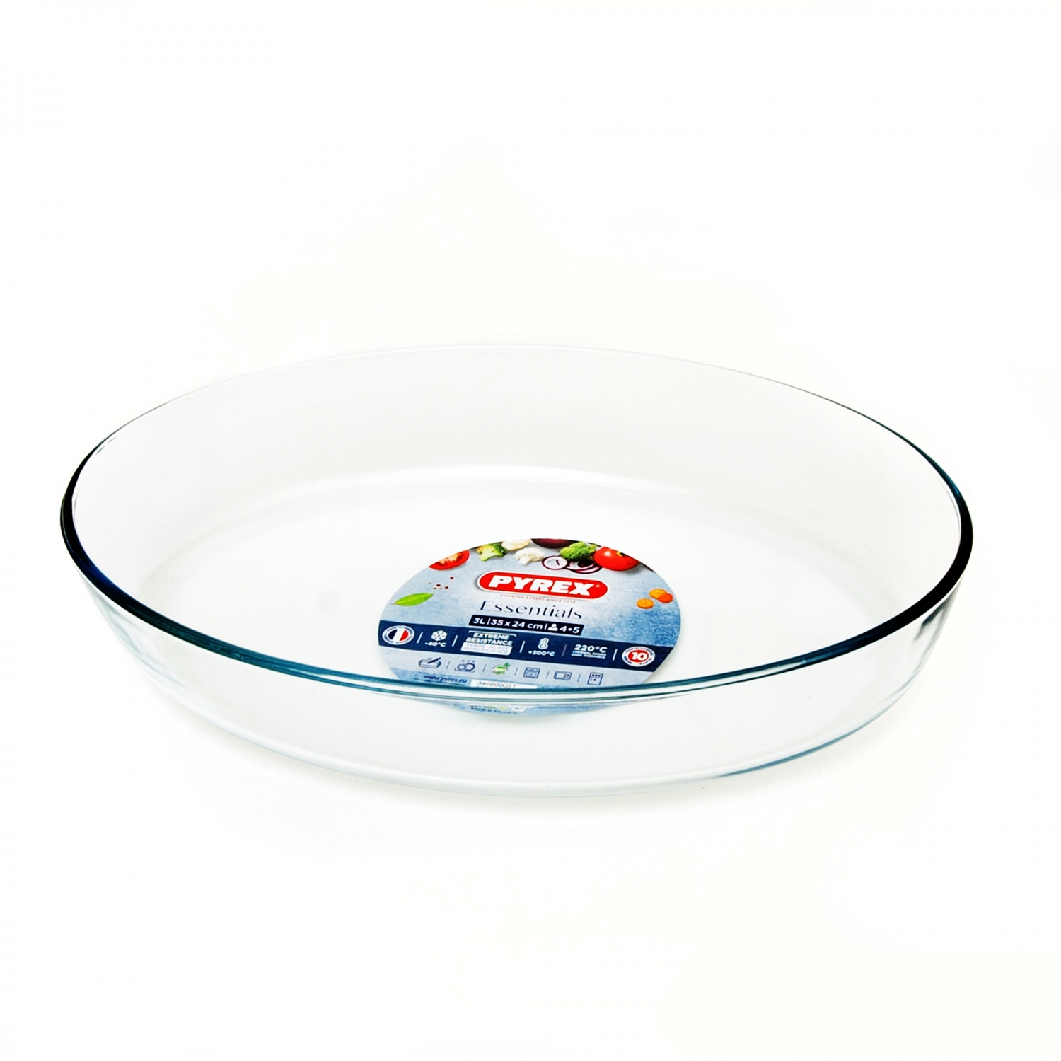 

Блюдо Pyrex овальное 35x24см, Прозрачный