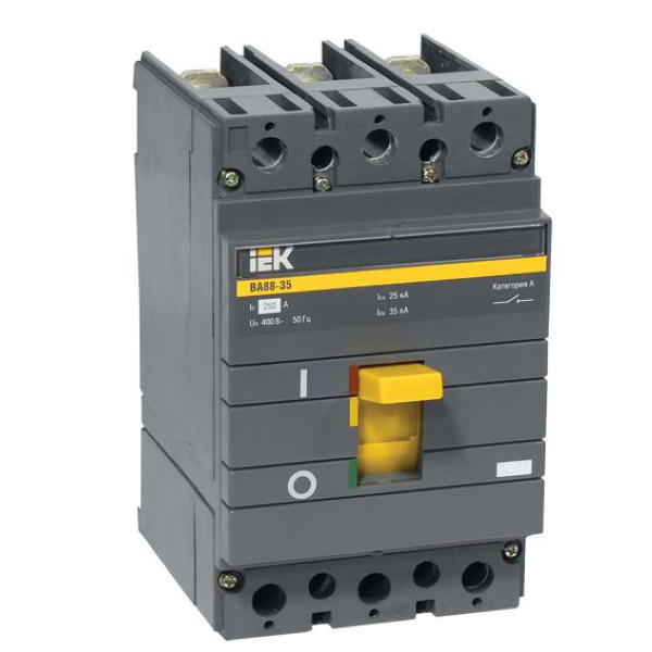Автоматический выключатель IEK ВА88-35 3Р 100А 35кА расширенные выводы для ва88 43 tdm