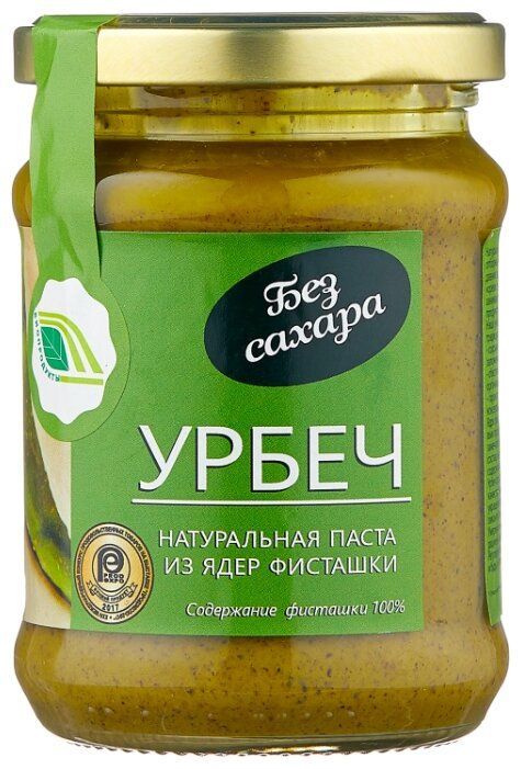 Урбеч Биопродукты натуральная паста из ядер фисташек 280 г