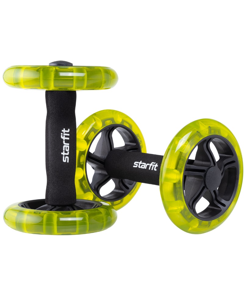 

Ролик для пресса двойной StarFit RL-107 black/green, Зеленый, RL-107