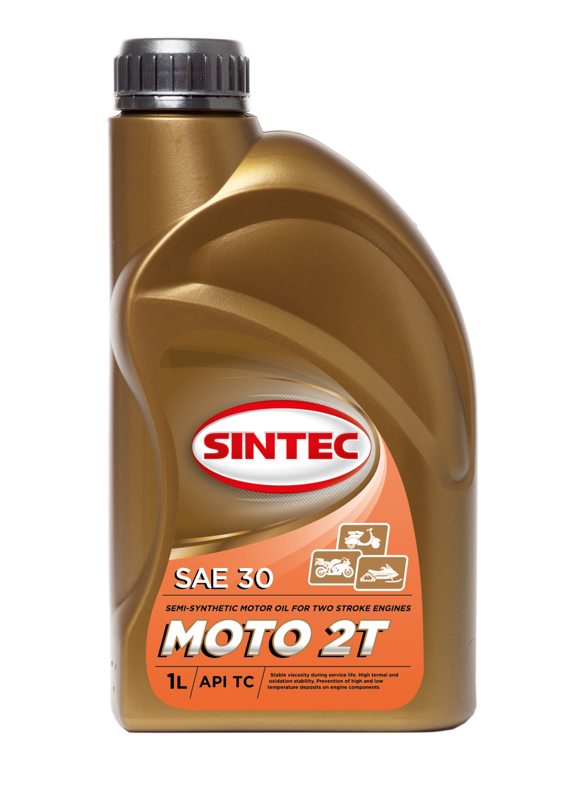 фото Моторное масло sintec moto 2t 1л