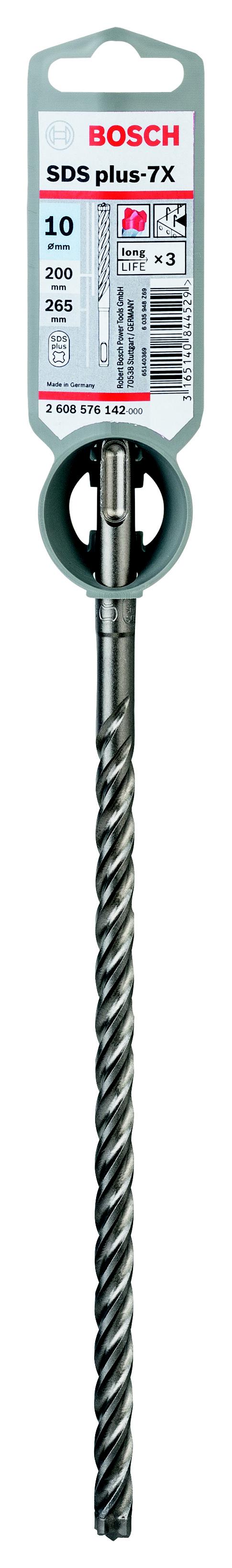 

Бур BOSCH Ф10х265мм SDS+ (2608576142), BOSCH Ф10х265мм SDS+ (2608576142)