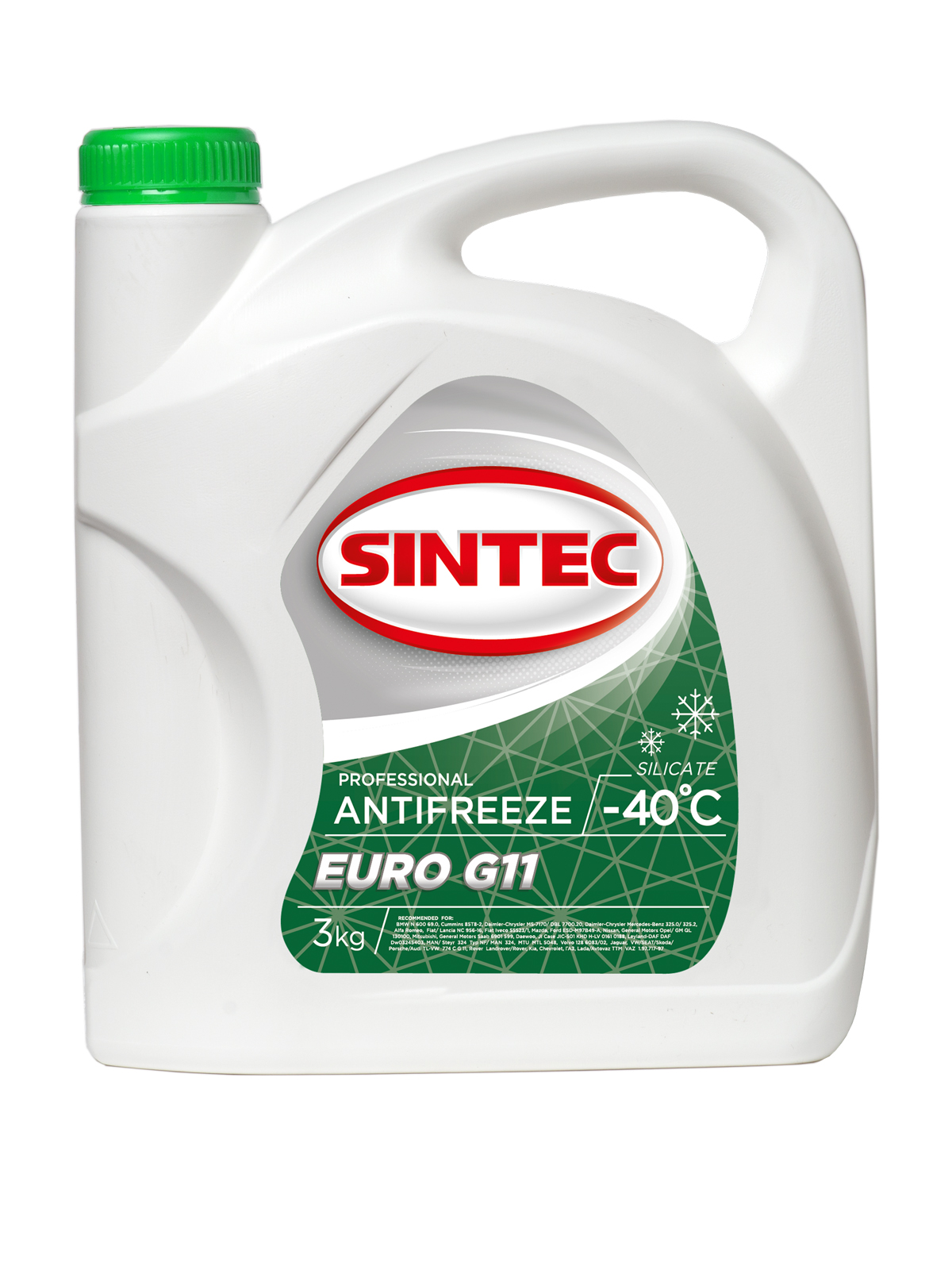 фото Антифриз sintec antifreeze euro g11 3кг