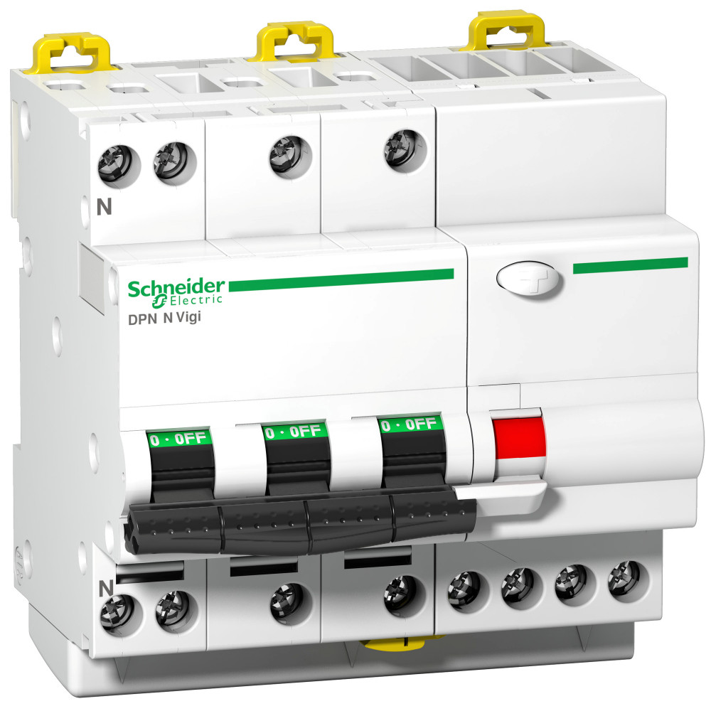 

SE Acti 9 DPN N VIGI Дифференциальный автоматический выключатель 4P 6КА 25A C 30МA AC, Schneider Electric-3