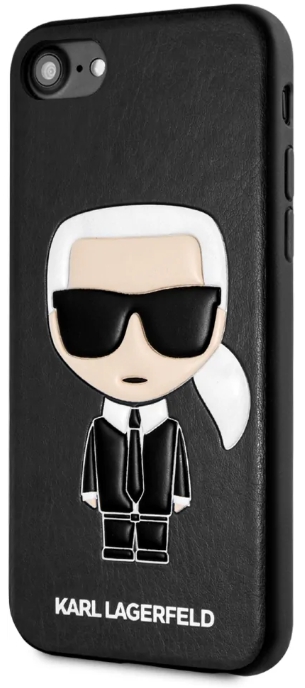 фото Чехол karl lagerfeld pu leather iconik (klhci8ikpubk) для iphone 7/8/se 2020 (black)