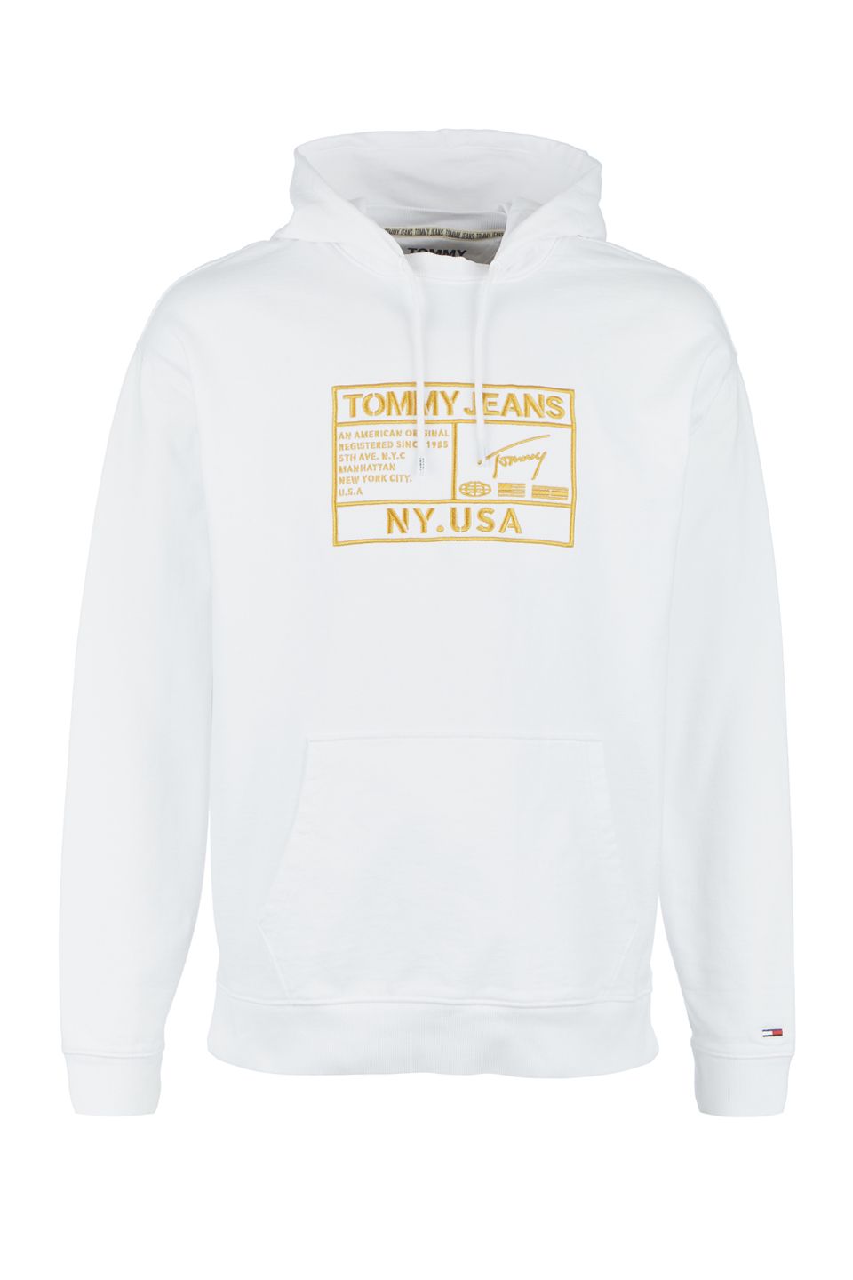 

Худи мужское Tommy Jeans DM0DM07889 белое M, Белый, DM0DM07889