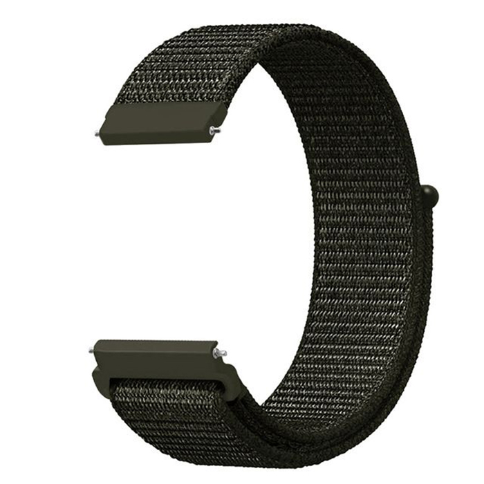 

Универсальный ремешок Nuobi Nylon для Xiaomi, Huawei, Samsung, Garmin (20 мм) (Хаки)