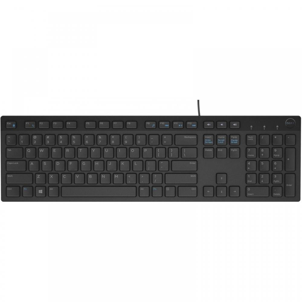 фото Клавиатура dell kb216 black (580-adgr)