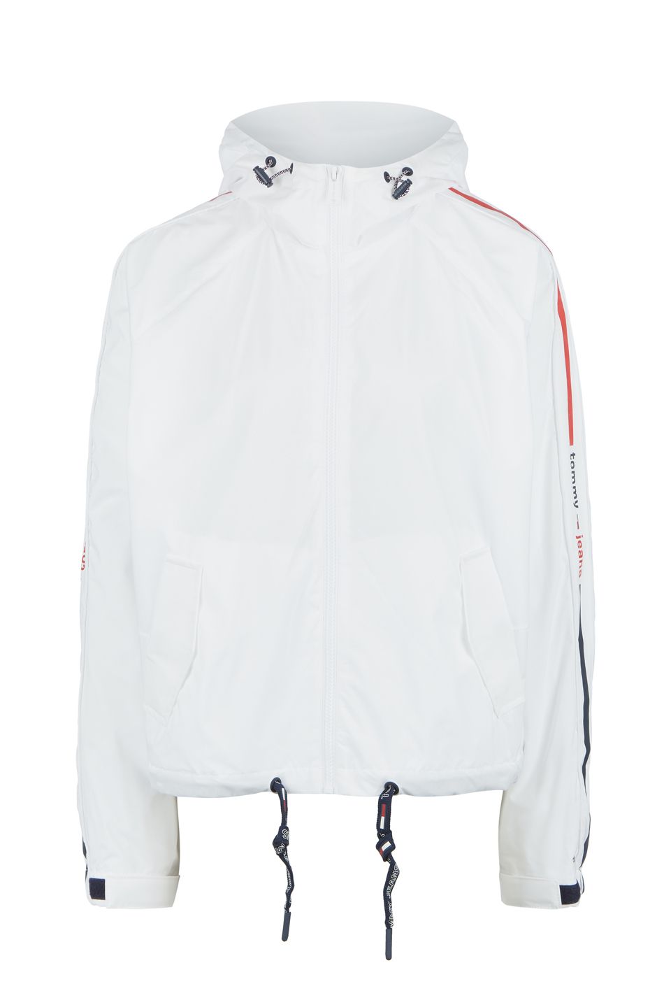 

Ветровка женская Tommy Jeans DW0DW08023 белая S, Белый, DW0DW08023