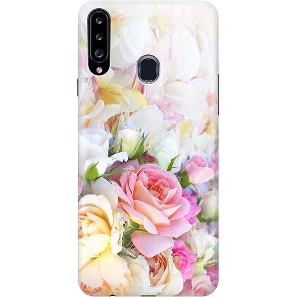 

Чехол Bestluck для Samsung Galaxy A20s с принтом "Нежные розы", Белый