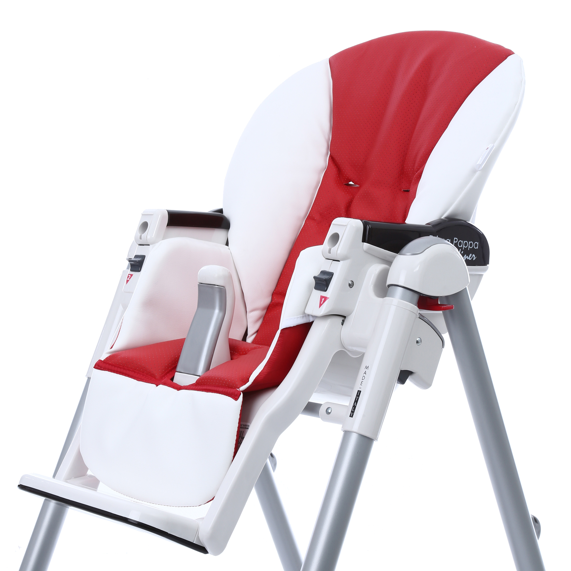 Сменный чехол стульчика для кормления Esspero Sport Peg-Perego Diner White, Red evomove ремни безопасности для стульчика nomi