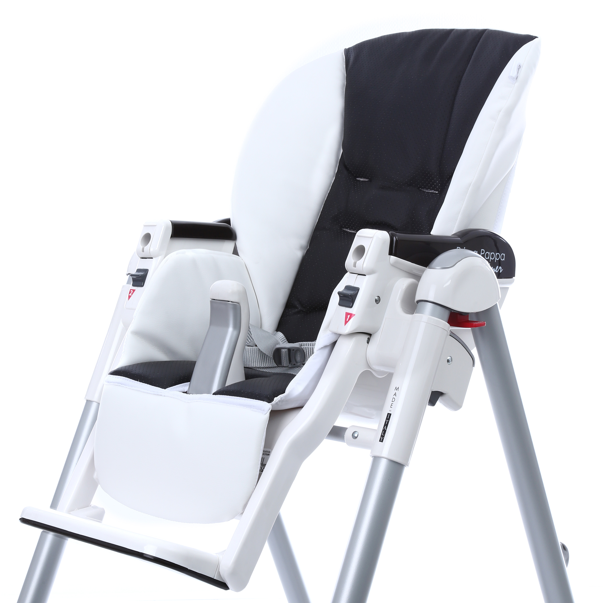Сменный чехол стульчика для кормления Esspero Sport Peg-Perego Diner White, Black leander ремни безопасности для стульчика