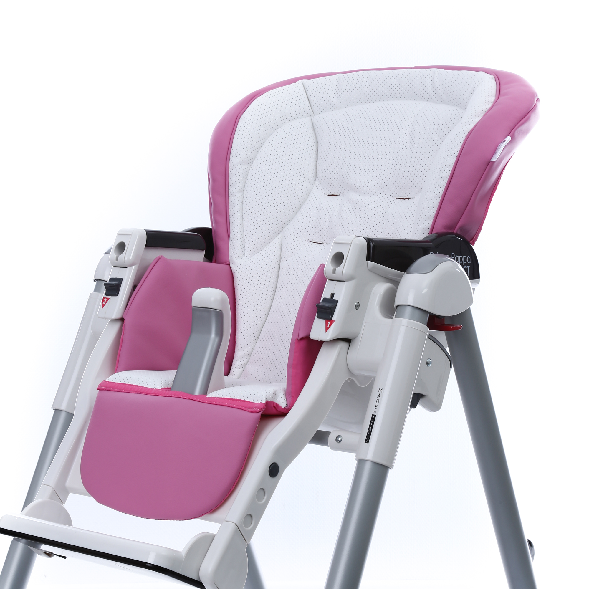 Сменный чехол стульчика для кормления Esspero Sport Peg-Perego Best Pink, White чехол samsung gradationcover для galaxy a20 a205 ef aa205cpegru pink