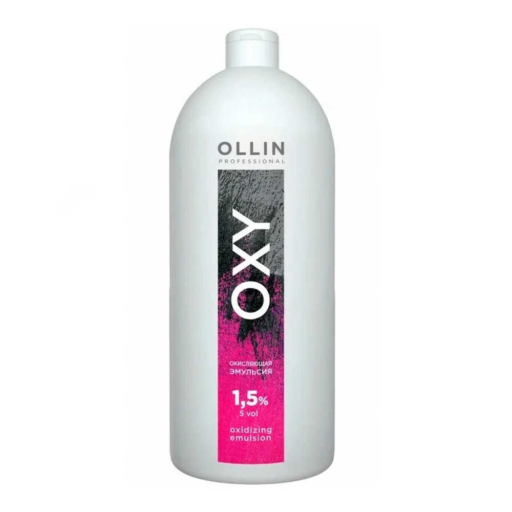 Окислитель Ollin Professional Oxidizing Emulsion 1,5% (5vol) 1 л ollin performance oxidizing emulsion oxy 3% 10 vol окисляющая эмульсия 90 мл