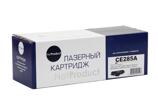 Картридж для лазерного принтера NetProduct №85A CE285A / Cartridge 725 черный