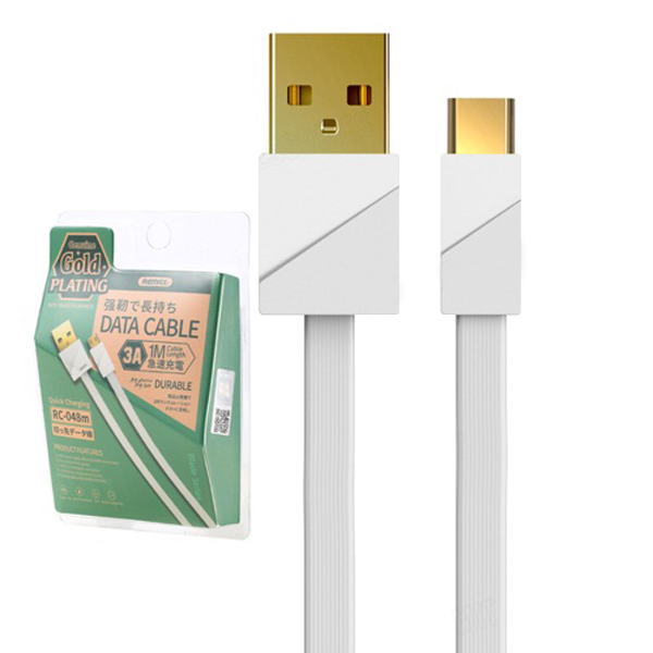 фото Кабель remax usb type-c remax rc-048a white