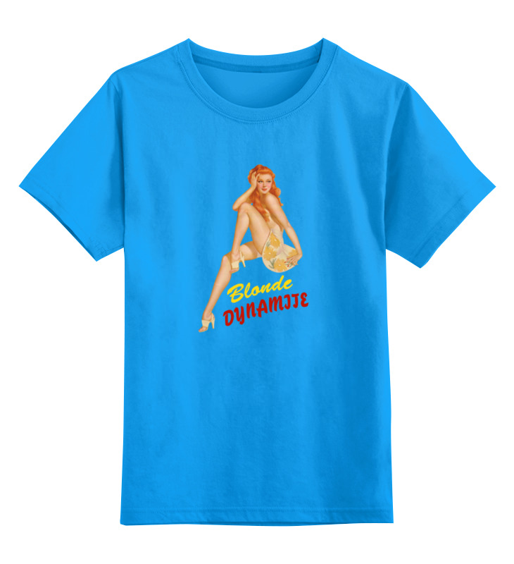 

Детская футболка Printio Blonde dynamite цв.голубой р.104, 0000000794628