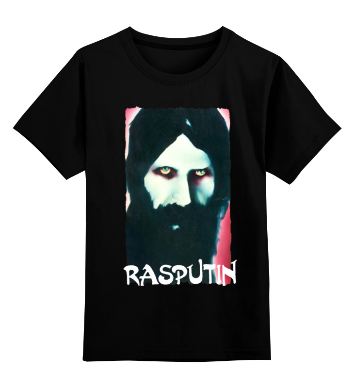 

Детская футболка Printio Rasputin цв.черный р.104, 0000000787657