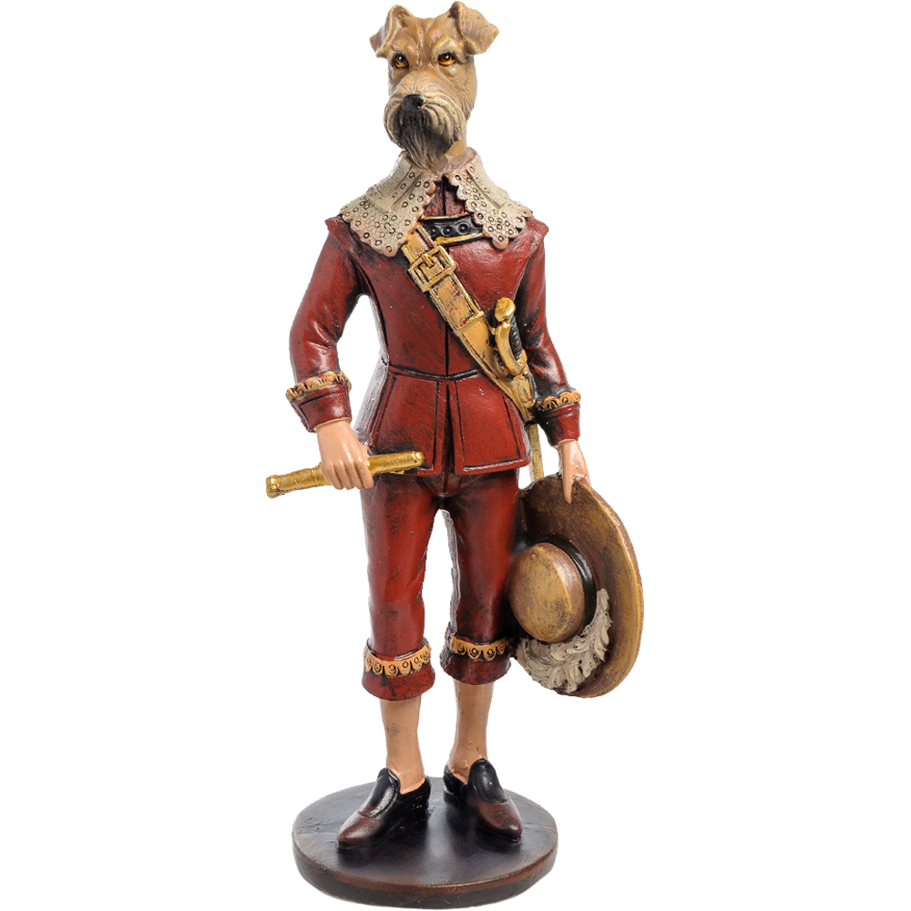 фото Фигурка декоративная sk gifts, гвардеец кардинала, пес, 21х6,5 см