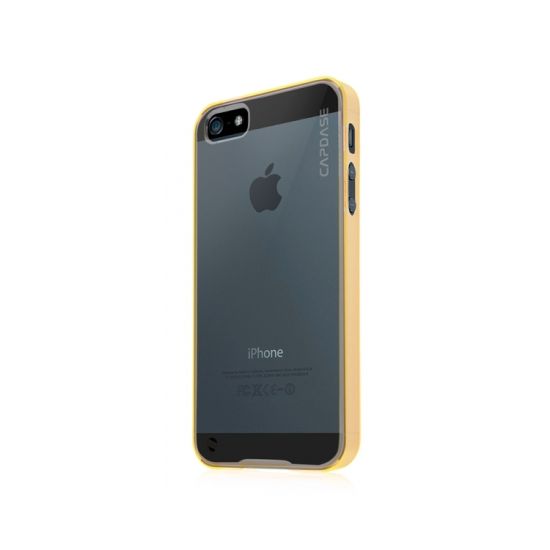 Силиконовый чехол Capdase Soft Jacket Fuze DS для Apple iPhone 5/5S/SE желтый