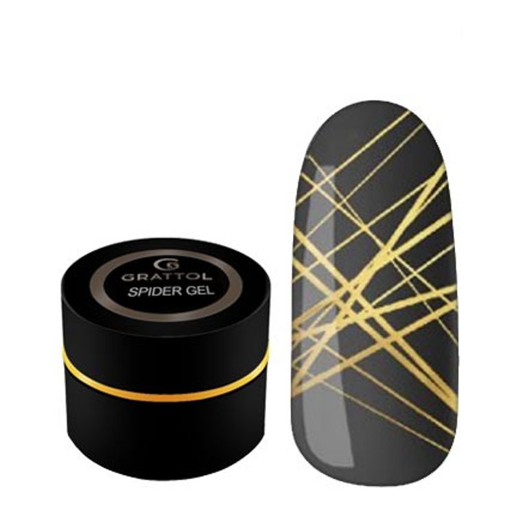 

Grattol Гель-краска Spider Gel Gold