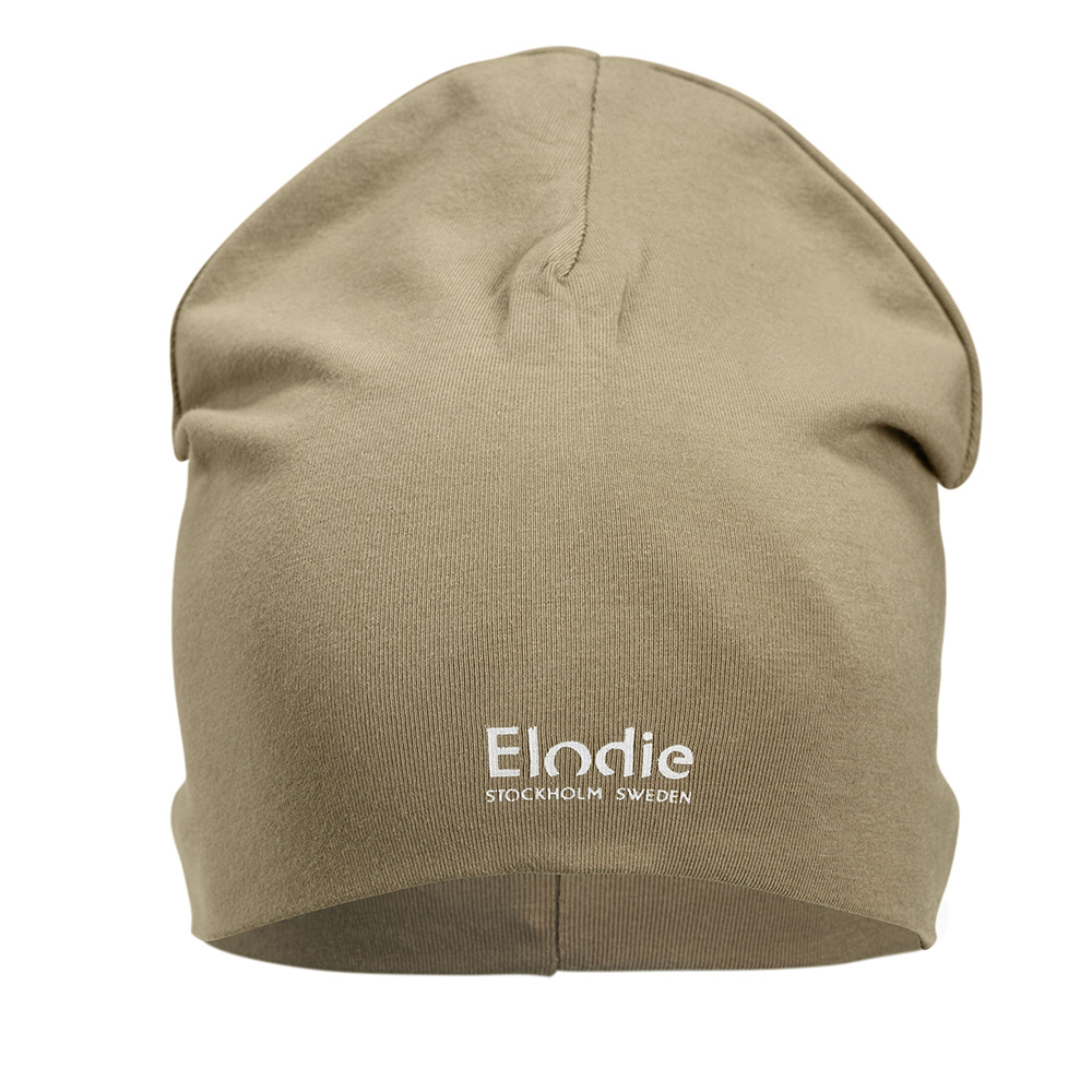 

Шапка Elodie logo beanies warm sand, 0-6 мес., 505601