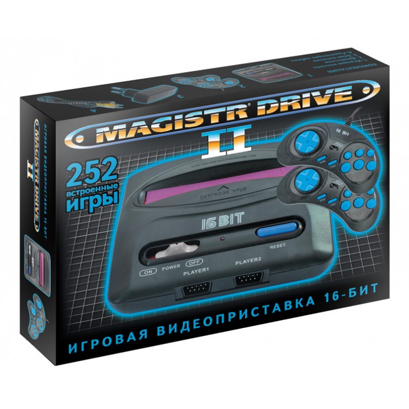 фото Игровая приставка magistr drive 2 lit 252 игры smdl-252