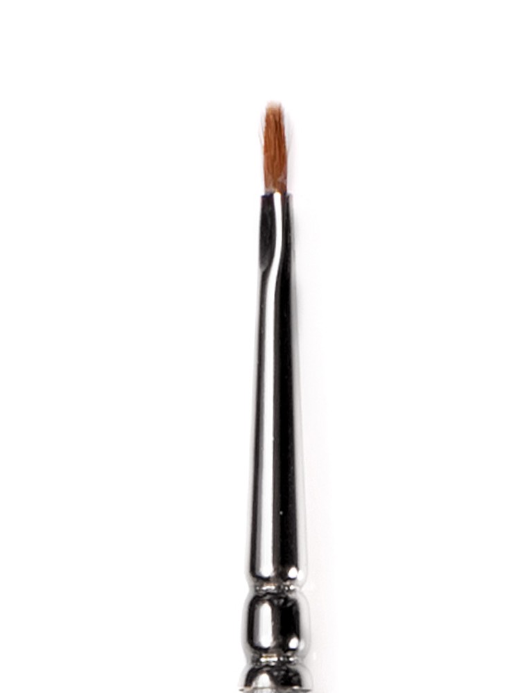 Кисть с серебристой ручкой №2/Professional Flat Brush 2 (Цв: n/a) amina daudova кисть для помады ad7