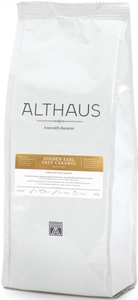 

Чай Althaus Golden Caramel Earl Grey, чёрный листовой с добавками, 250 гр