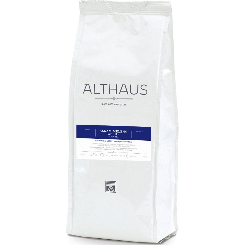 Чай Althaus Assam Meleng GFBOP, черный листовой, 250 гр