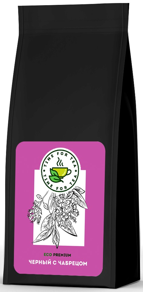 

Чай Время чая "Черный с чабрецом ECO Premium", листовой, 100 гр